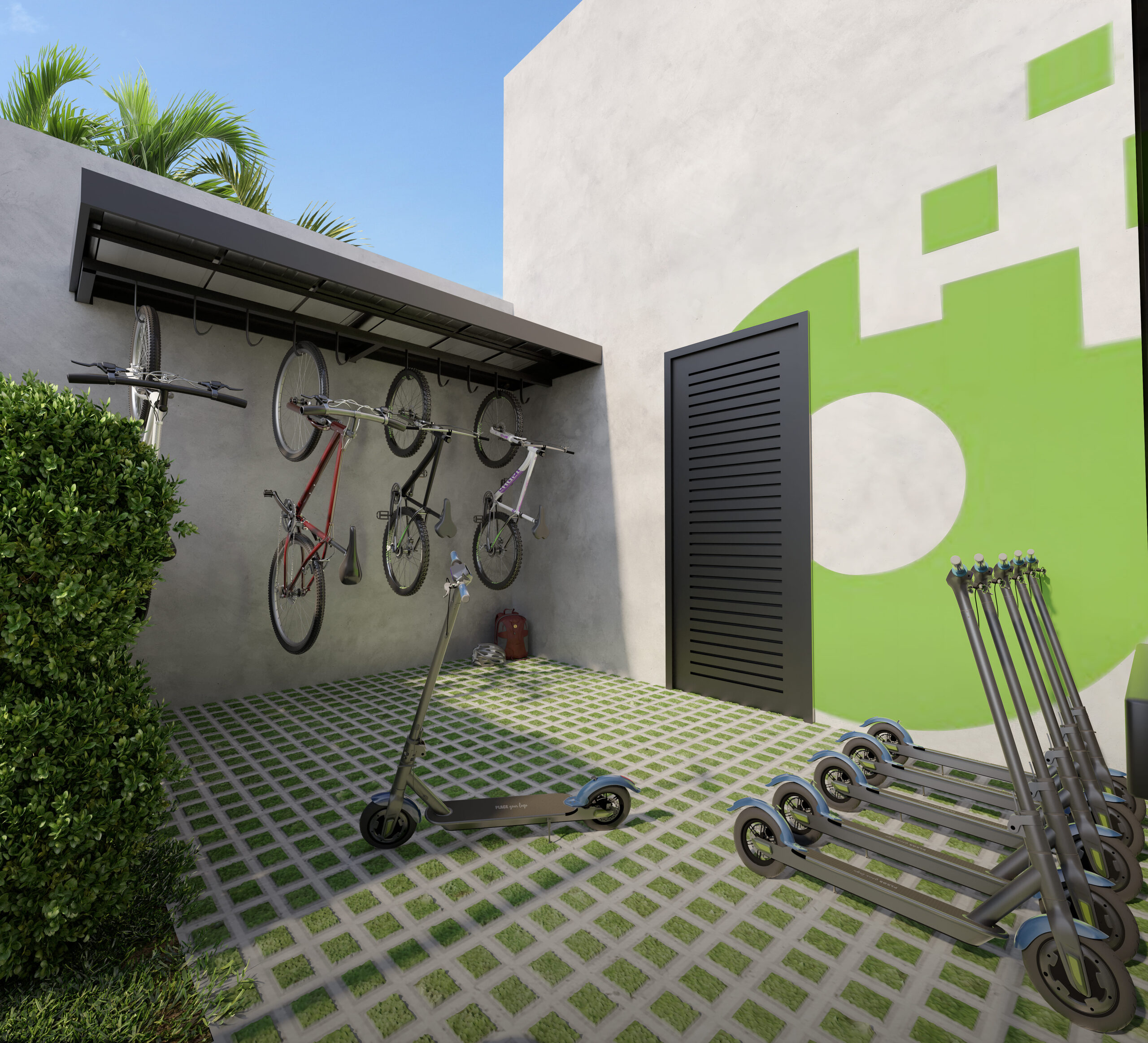 Bicicletário do empreendimento PIN Mooca em Mooca, São Paulo