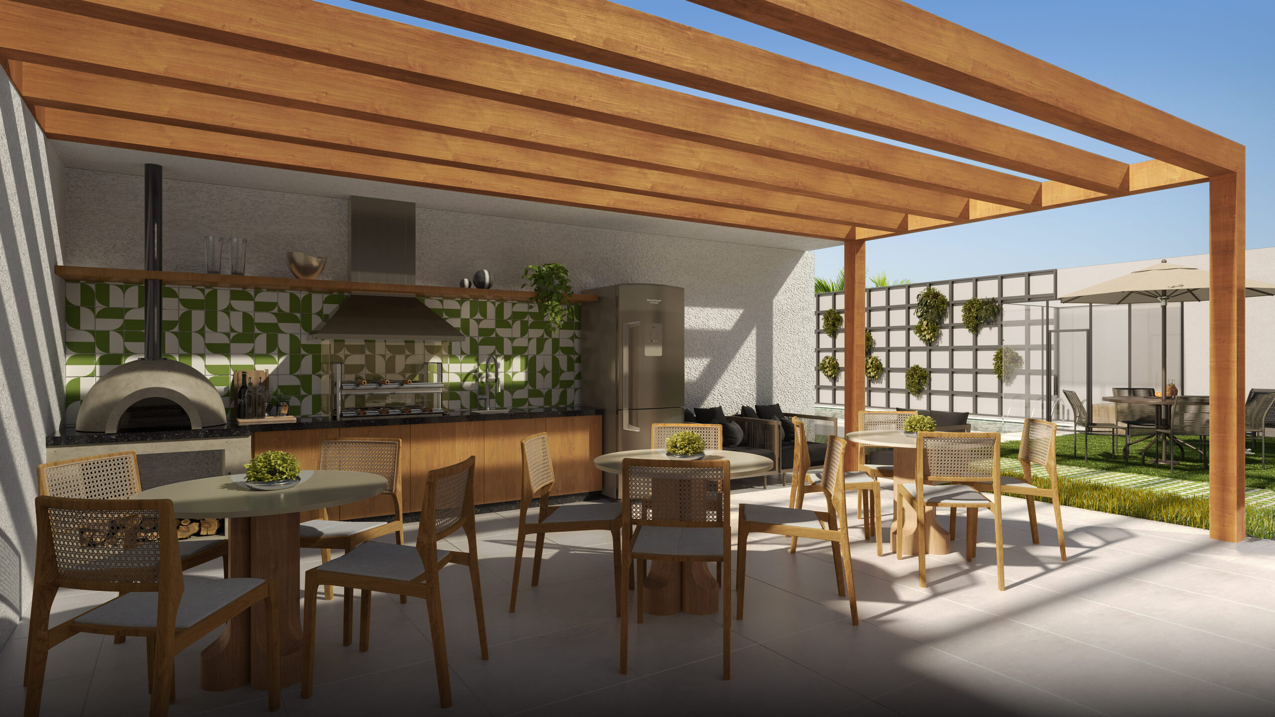 Espaço gourmet do empreendimento PIN Mooca em Mooca, São Paulo